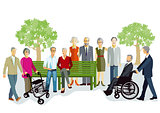 elderly people and seniors