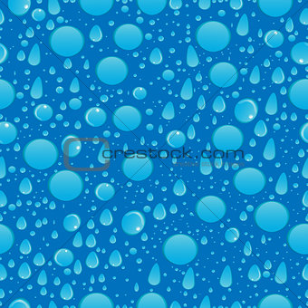 Water bubble seamless pattern