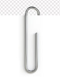 Paper clip on paper.