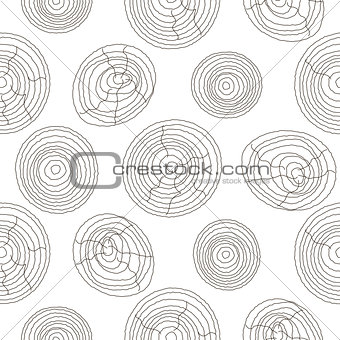 Seamless cork wood white pattern. Wooden texture vector background.