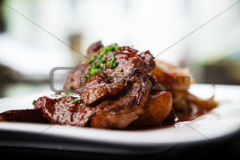 Pork with potato