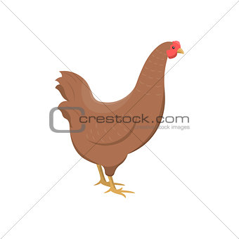 Vector illustration of a chicken