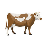 Vector illustration of a cow