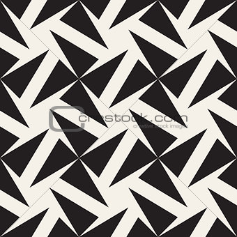 Seamless abstract decorative background. Vector geometric pattern