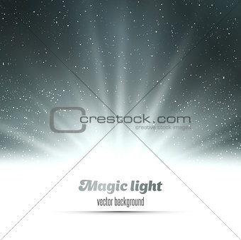 Abstract magic  light background. 