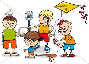 kid boys children characters cartoon