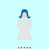 Nurse it is icon .