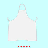 Kitchen apron it is icon .