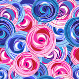 Multi-colored summer pattern different roses