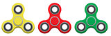 Spinner. New popular anti-stress toy. Vector Illustration.