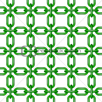 Net of chain in green design
