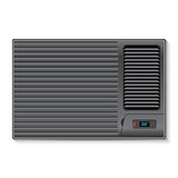 Black Air conditioner for the wall