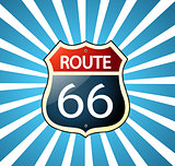 Route 66 sign 