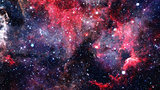 Open space with nebulae and galaxies. Elements of this image furnished by NASA