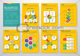 Color elements for infographics