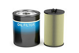 Spin-on and cartridge oil filters