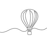 Hot air balloon sign