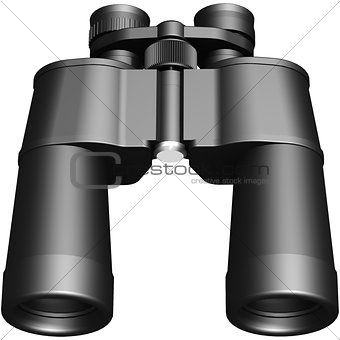 3D image of binoculars