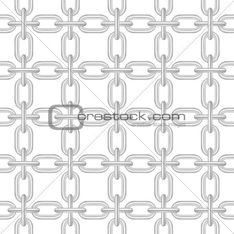 Net of chain in light design