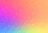 Abstract bright color Triangle Background