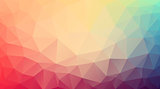 Flat Triangle multicolor background