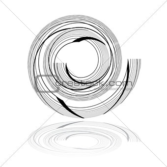 Spiral design element. 