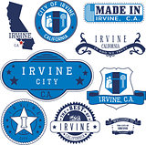 generic stamps and signs of Irvine, CA