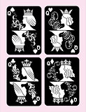 Poker cards Queen set