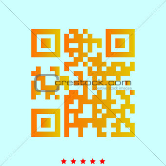 QR code it is icon .