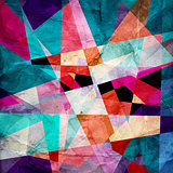Abstract bright geometric background 
