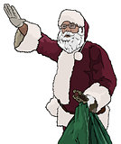 Santa Claus Waving
