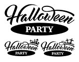 Lettering Halloween Party