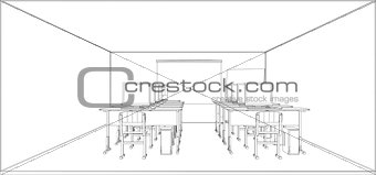 Computer class with tables and computers