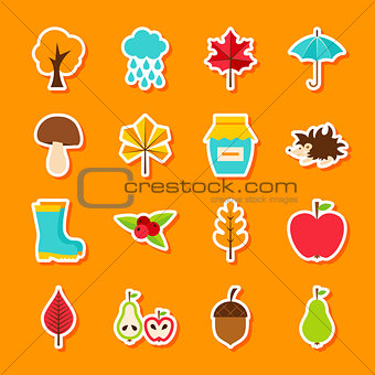 Autumn Flat Stickers