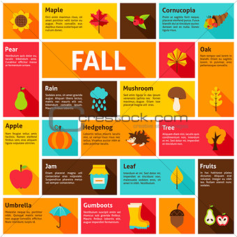Fall Infographic Concept