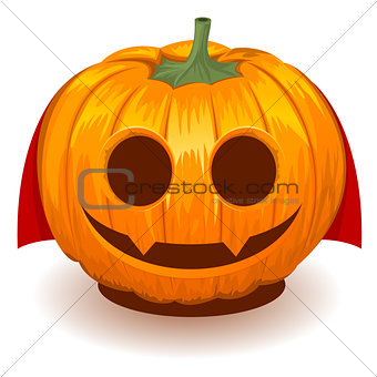 Pumpkin dracula for halloween