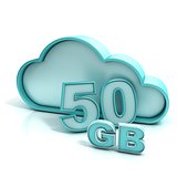 Cloud computing and database. 50 GB capacity