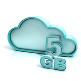 Cloud computing and database. 5 GB capacity