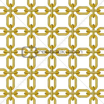 Net of chain in golden design