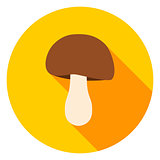 Mushroom Circle Icon