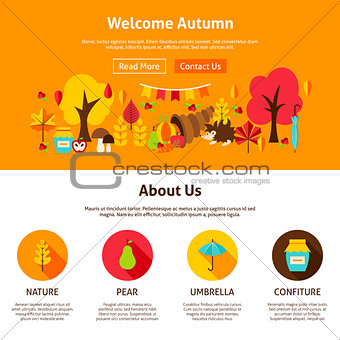 Web Design Welcome Autumn