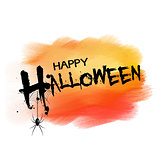 Halloween background with spider 