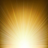 Golden Sunburst Background