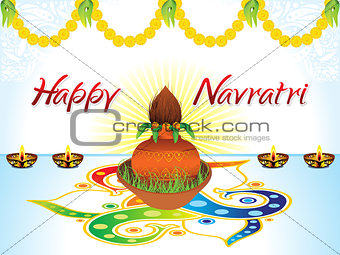 abstract artistic creative detailed navratri background