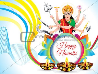 abstract artistic navratri background