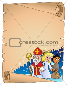 Saint Nicholas Day thematic parchment 2