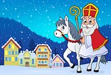Sinterklaas on horse theme image 2