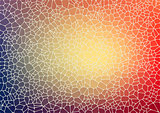 Abstract background with voronoi geometric shapes