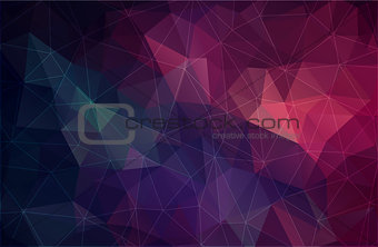 Flat color geometric triangle wallpaper