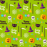 Halloween Party Seamless Pattern